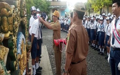 Pelaksanaan Upacara Bendera sekaligus Pengumuman Kejuaraan Jembrana Local Climbing Competition