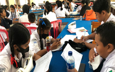 Laksanakan Workshop bagi OSIS Baru, SMPN 3 Negara Optimis Lebih Inovatif